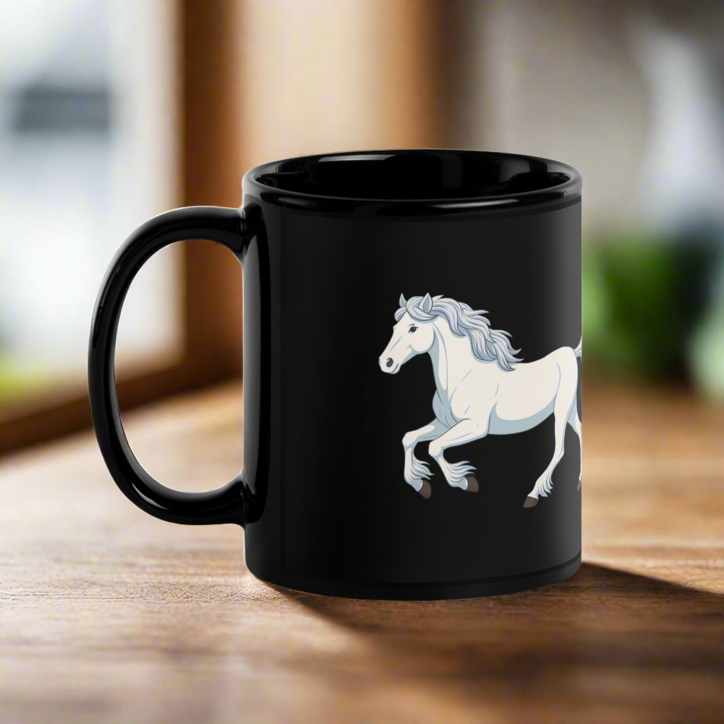 Black Glossy Mug